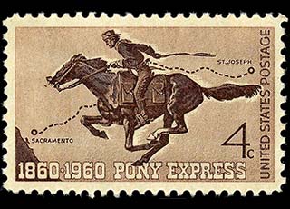Pony Express - US Postage Stamp