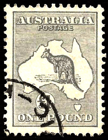 Stamp - Australia - Kangaroo - 57