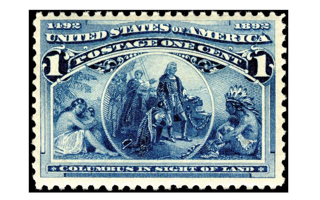 US Postage Stamp - Columbian Commemorative - Columbus 1 cent